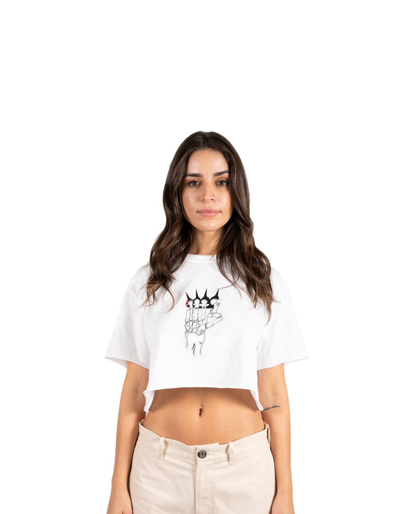 don't mess with me organic tee (white)