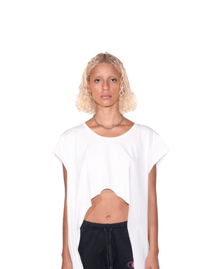 
                  
                    Load image into Gallery viewer, short top, long back organic tee
                  
                