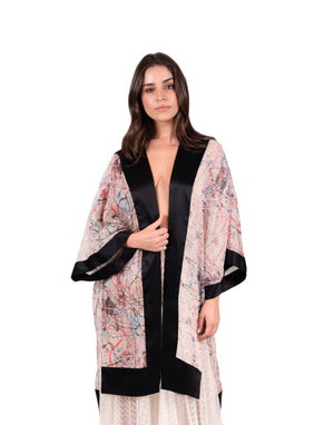 
                  
                    Load image into Gallery viewer, organic kimono silk trim
                  
                