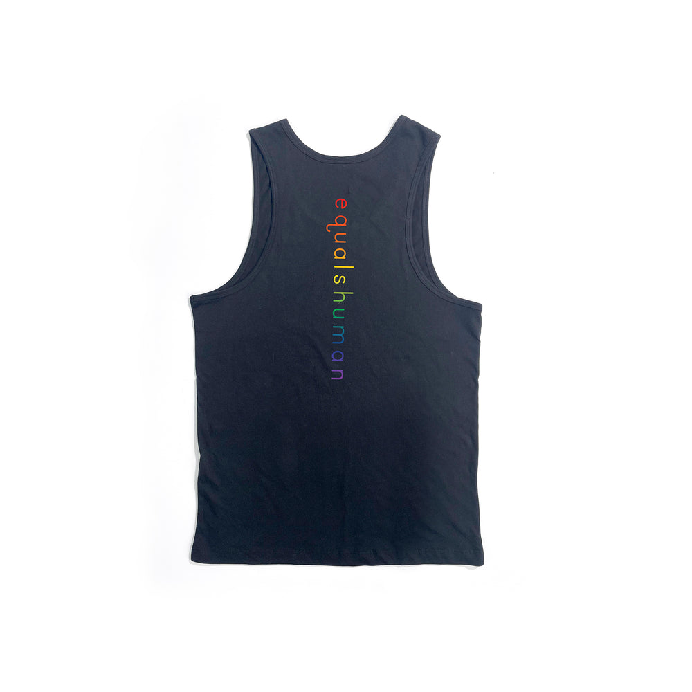 
                  
                    Load image into Gallery viewer, pride unisex tank in black
                  
                